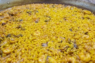 Detalle arroz a banda - Restaurante Casa Picanterra